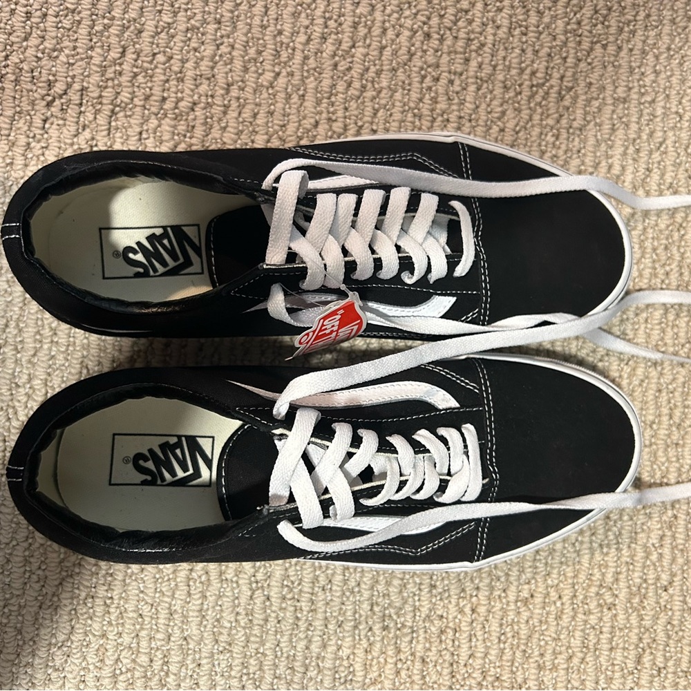 Vans Black and White Sneakers